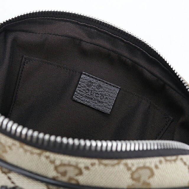 中古 グッチ ウエストバッグ レディース ブランド GUCCI GGキャンバス ボディバッグ 449174 ベージュ USDGU104962011