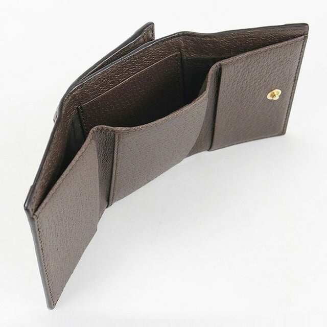 中古 グッチ 三つ折り財布 レディース ブランド GUCCI オフィディア 644334 ベージュ 財布 USDGU105373011