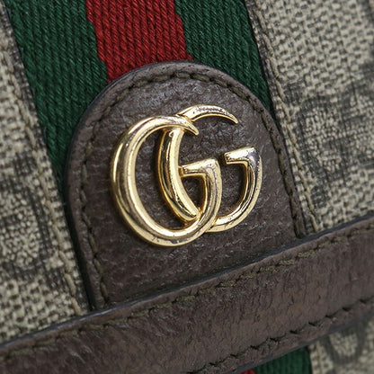 中古 グッチ 三つ折り財布 レディース ブランド GUCCI オフィディア 644334 ベージュ 財布 USDGU105373011