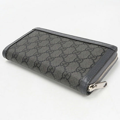 Used Gucci long wallet round zipper men&