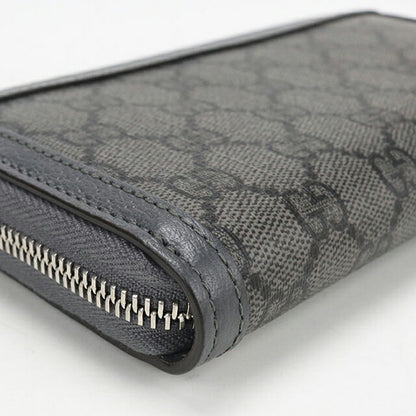 Used Gucci long wallet round zipper men&