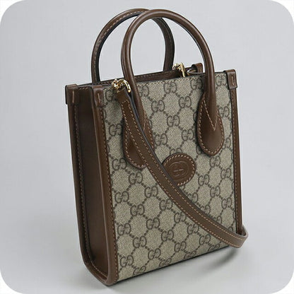 二手古驰手提包 女士品牌 GUCCI GG Supreme 2WAY 671623 米色包 USDGU105622011