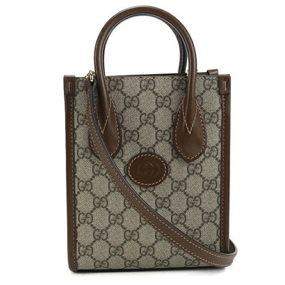 二手古驰手提包 女士品牌 GUCCI GG Supreme 2WAY 671623 米色包 USDGU105622011