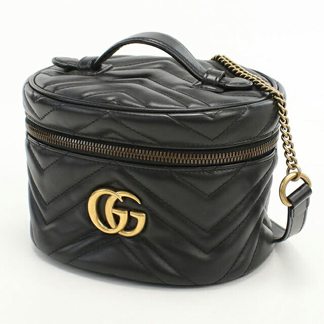 二手古驰背包女士品牌 GUCCI GG Marmont 虚荣类型 598594 DTDCT 1000 黑色 USDGU106532011