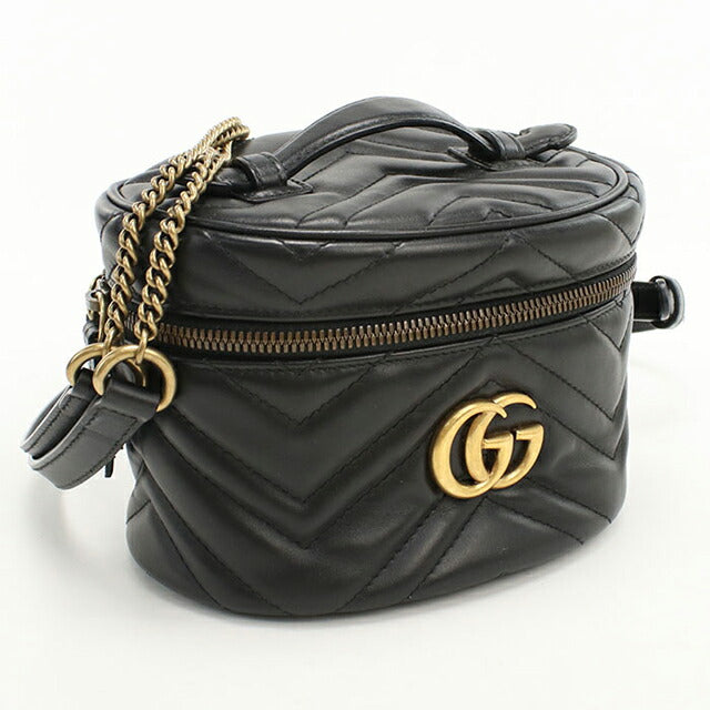 二手古驰背包女士品牌 GUCCI GG Marmont 虚荣类型 598594 DTDCT 1000 黑色 USDGU106532011