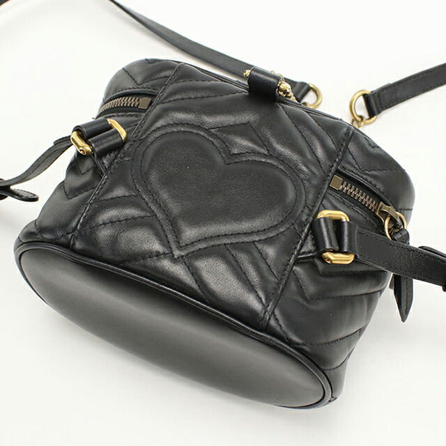 二手古驰背包女士品牌 GUCCI GG Marmont 虚荣类型 598594 DTDCT 1000 黑色 USDGU106532011