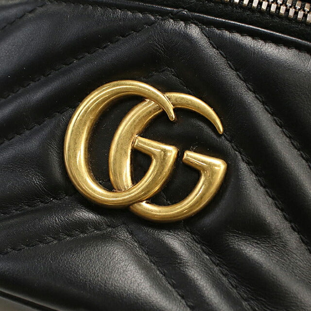 二手古驰背包女士品牌 GUCCI GG Marmont 虚荣类型 598594 DTDCT 1000 黑色 USDGU106532011