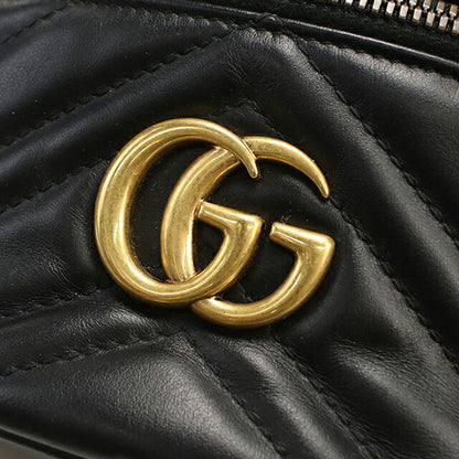 二手古驰背包女士品牌 GUCCI GG Marmont 虚荣类型 598594 DTDCT 1000 黑色 USDGU106532011