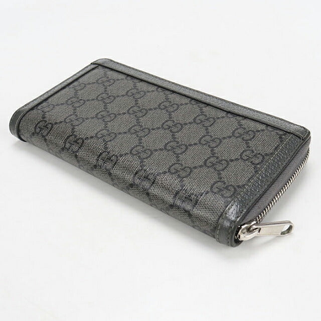 中古 グッチ 長財布ラウンドファスナー メンズ ブランド GUCCI GG