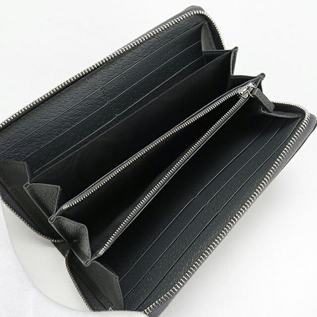 Used Gucci long wallet round zipper men&