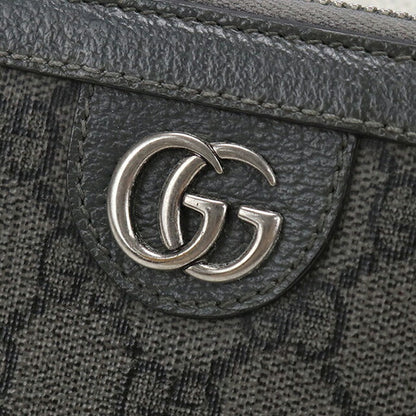 Used Gucci long wallet round zipper men&