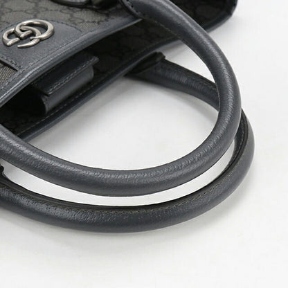 中古 グッチ トートバッグ メンズ ブランド GUCCI GGスプリーム 2WAY 792118 グレー USDGU106901011