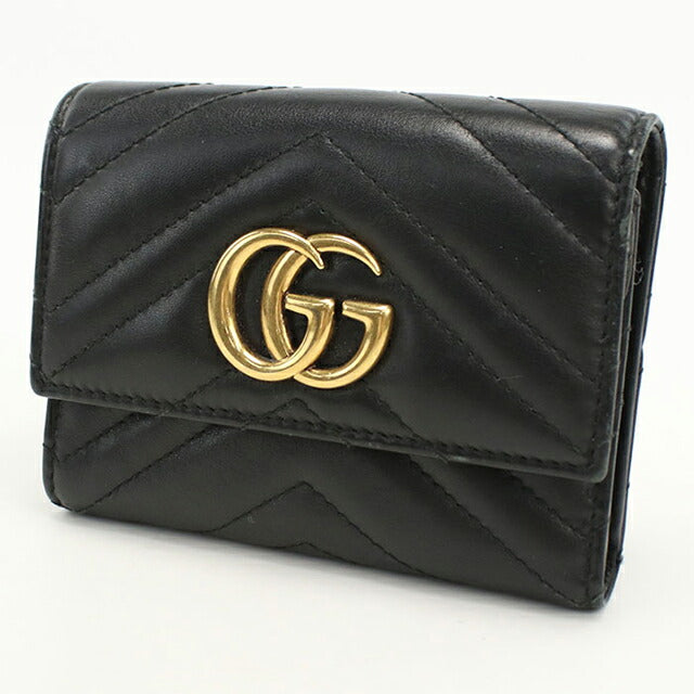 Gucci財布 中古 グッチ 三つ折り財布 三折財布 レディース ブランド GUCCI GG