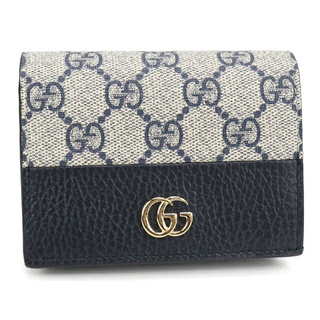 中古 グッチ 二つ折り財布 二折財布 レディース ブランド GUCCI ダブル