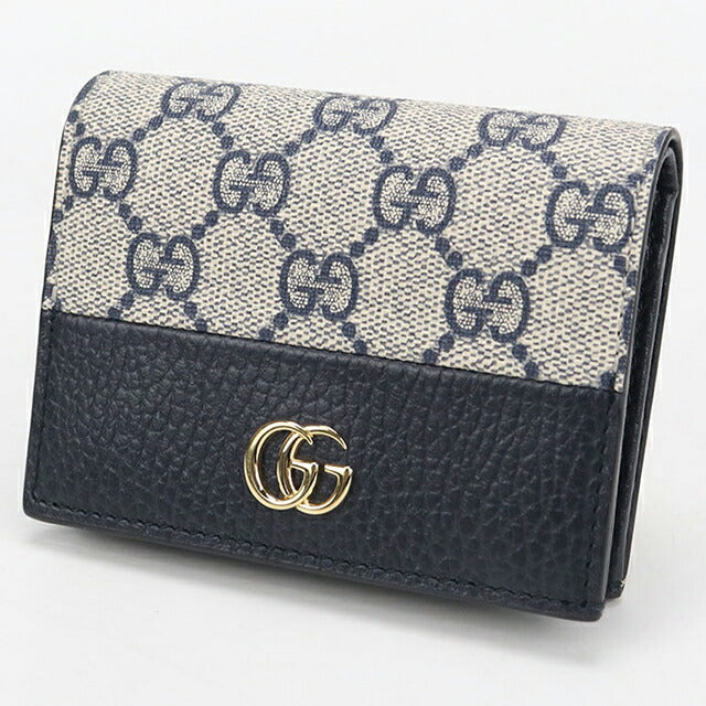 中古 GUCCI シマ 二つ折り財布 GUCCI（グッチ） グッチシマ ハート ロゴ 二つ折り財布 203549 4276