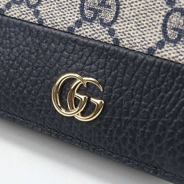 中古 グッチ 二つ折り財布 二折財布 レディース ブランド GUCCI ダブル