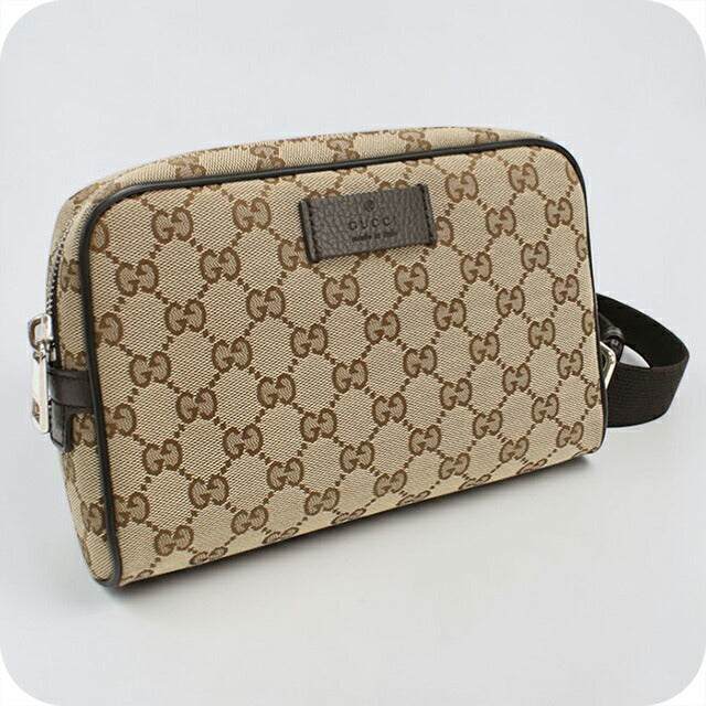 二手 Gucci 身体包女士品牌 GUCCI GG 帆布 449174 KY9KN 棕色 USDGU107220011