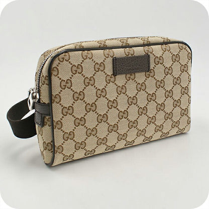 Used Gucci body bag unisex brand GUCCI GG canvas belt bag 449174 beige USDGU107221011