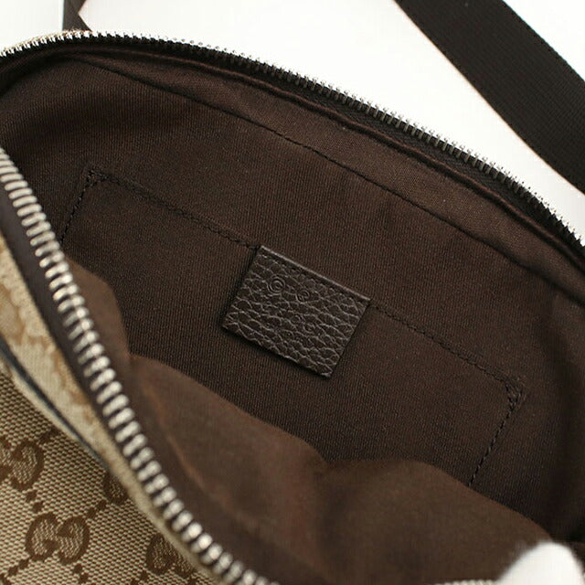 中古 グッチ ボディバッグ メンズ ブランド GUCCI GGキャンバス ベルトバッグ 449174 ベージュ USDGU107293011