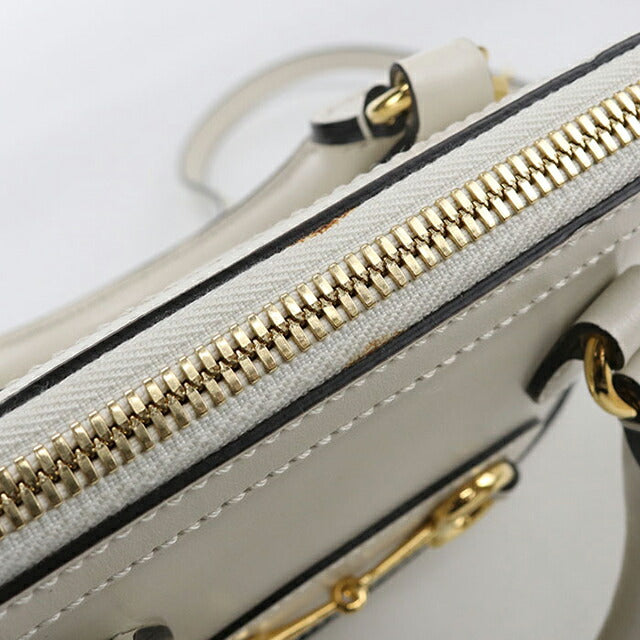中古 グッチ ハンドバッグ レディース ブランド GUCCI ホースビット 2WAY レザー 640716 ホワイト バッグ USDGU107420011