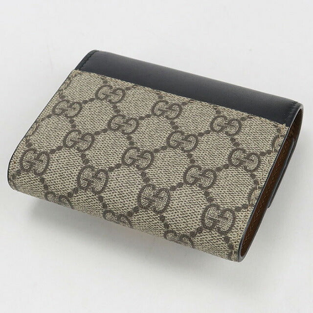 中古 グッチ 三つ折り財布 レディース ブランド GUCCI パドロック 453155 ベージュ 財布 USDGU107432011