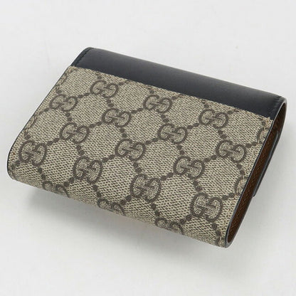 中古 グッチ 三つ折り財布 レディース ブランド GUCCI パドロック 453155 ベージュ 財布 USDGU107432011