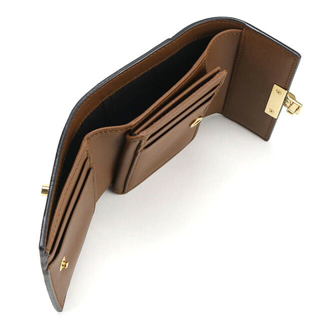 中古 グッチ 三つ折り財布 レディース ブランド GUCCI パドロック 453155 ベージュ 財布 USDGU107432011