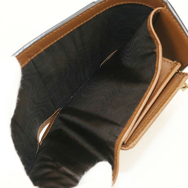中古 グッチ 三つ折り財布 レディース ブランド GUCCI パドロック 453155 ベージュ 財布 USDGU107432011