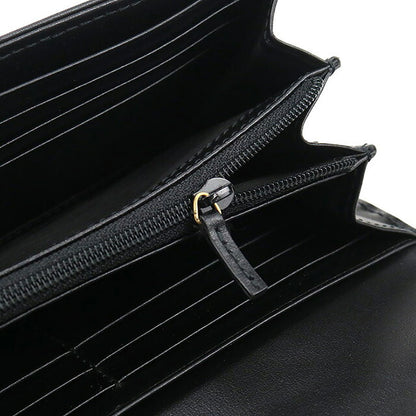 中古 グッチ 長財布二折 レディース ブランド GUCCI ダブルG コンチネンタルウォレット レザー 443436 ブラック 財布 USDGU107564011