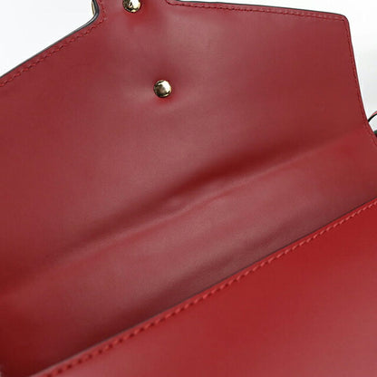 中古 グッチ ショルダーバッグ レディース ブランド GUCCI シルヴィ レザー 421882 レッド バッグ USDGU107653011