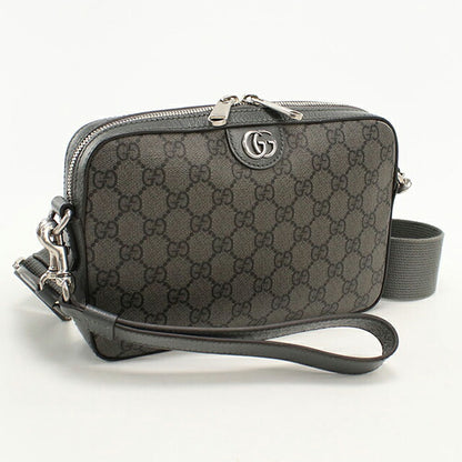 中古 グッチ 斜め掛け ショルダーバッグ メンズ ブランド GUCCI オフィディア スモールクロスボディバッグ 699439 グレー USDGU107930011