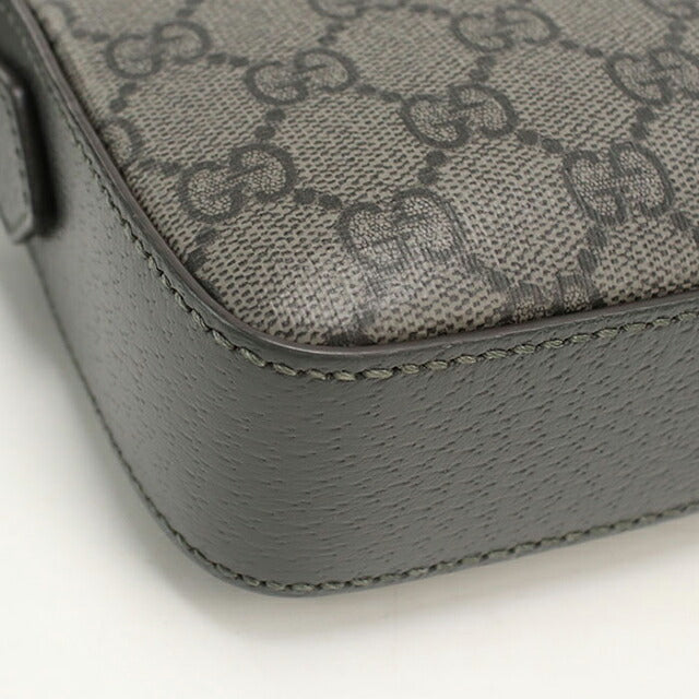 中古 グッチ 斜め掛け ショルダーバッグ メンズ ブランド GUCCI オフィディア スモールクロスボディバッグ 699439 グレー USDGU107930011
