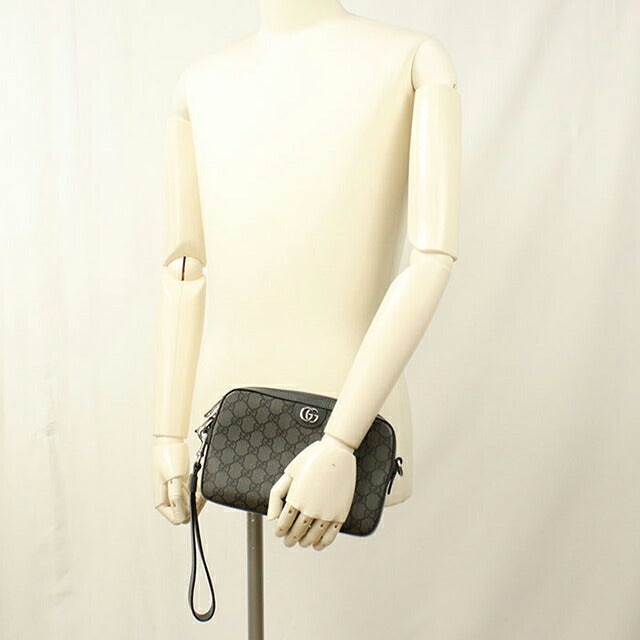 中古 グッチ 斜め掛け ショルダーバッグ メンズ ブランド GUCCI オフィディア スモールクロスボディバッグ 699439 グレー USDGU107930011