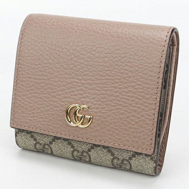 中古 グッチ 二つ折り財布 二折財布 レディース ブランド GUCCI ダブル
