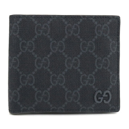 中古 グッチ 二つ折り財布 二折財布 メンズ ブランド GUCCI GGスプリーム GGコインウォレット 768244 グレー 財布 USDGU107993011