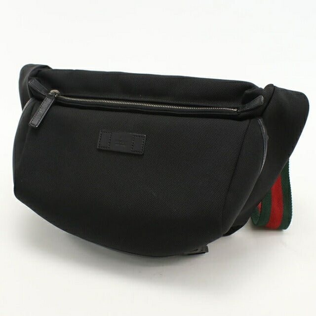 Gucci ブラック ボディバッグ 中古 グッチ ショルダーバッグ メンズ ブランド GUCCI シェリー ボディ