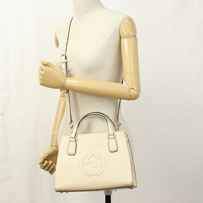 二手 Gucci 手提包 女士品牌 GUCCI Soho 2WAY 皮革 607722 USDGU108533011