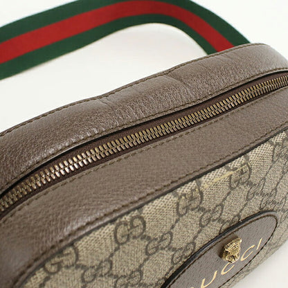二手 Gucci 斜挎单肩包 女士品牌 GUCCI Neo 复古邮差包 476466 米色 USDGU108546011