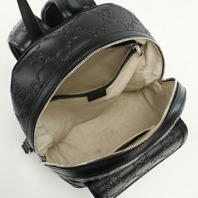 中古 グッチ リュック メンズ ブランド GUCCI GGエンボス バックパック