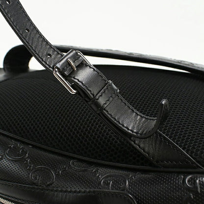 中古 グッチ リュック メンズ ブランド GUCCI GGエンボス バックパック レザー 658579 ブラック USDGU108930011