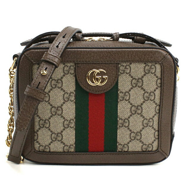 中古 グッチ 斜め掛け ショルダーバッグ レディース ブランド GUCCI GGスプリーム チェーン レザー 602576 ベージュ USDGU109579011