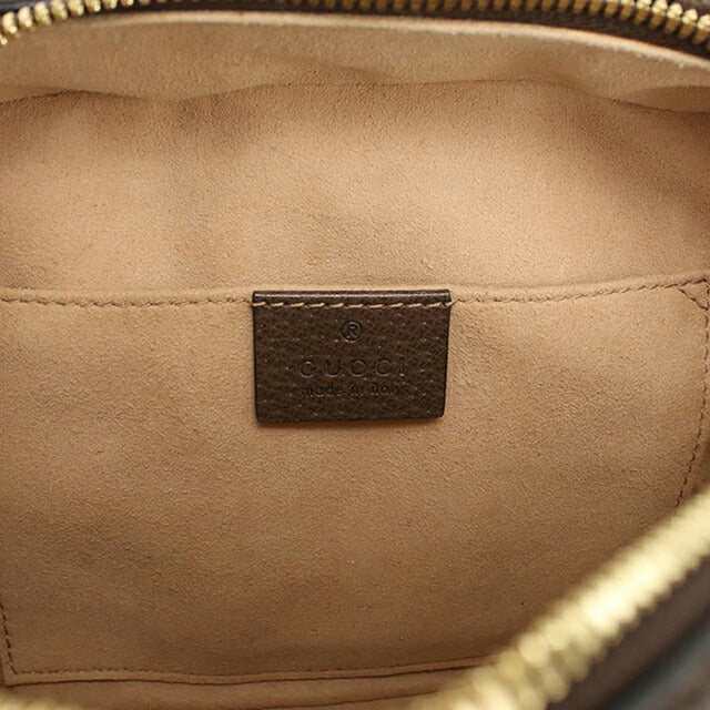 二手 Gucci 斜挎单肩包 女士品牌 GUCCI GG Supreme 链条皮革 602576 米色 USDGU109579011
