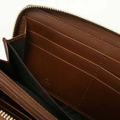 Used Gucci long wallet round zipper ladies brand GUCCI GG Supreme zip around wallet 410102 beige USDGU109825011