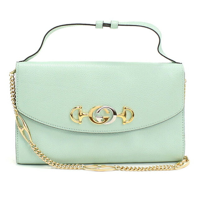 中古 グッチ ハンドバッグ レディース ブランド GUCCI ズゥミ 2WAY レザー 572375 グリーン USDGU109848011