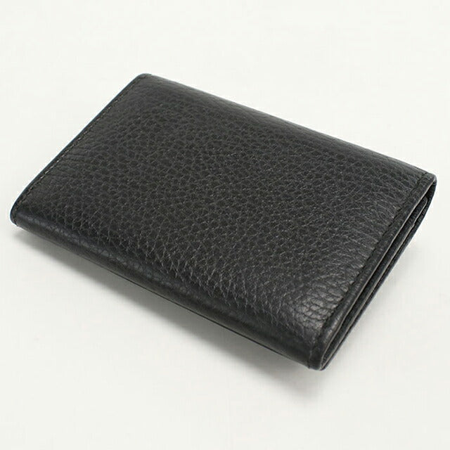 グッチ GUCCI ブラックレザー 名刺入れ 474748 中古 グッチ 名刺入れ レディース ブランド GUCCI GGマーモント レザー