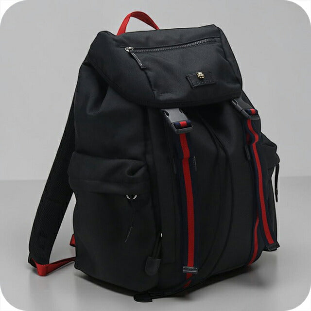 中古 グッチ リュック メンズ ブランド GUCCI キャットヘッド テクノキャンバス バッグパック 429037 ブラック USDGU109977011
