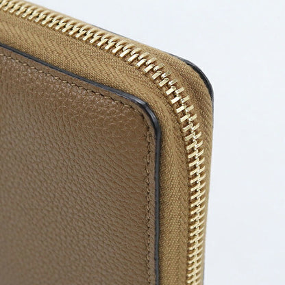 Used Gucci long wallet round zipper ladies brand GUCCI Zumi zip around wallet leather 570661 brown USDGU109987011