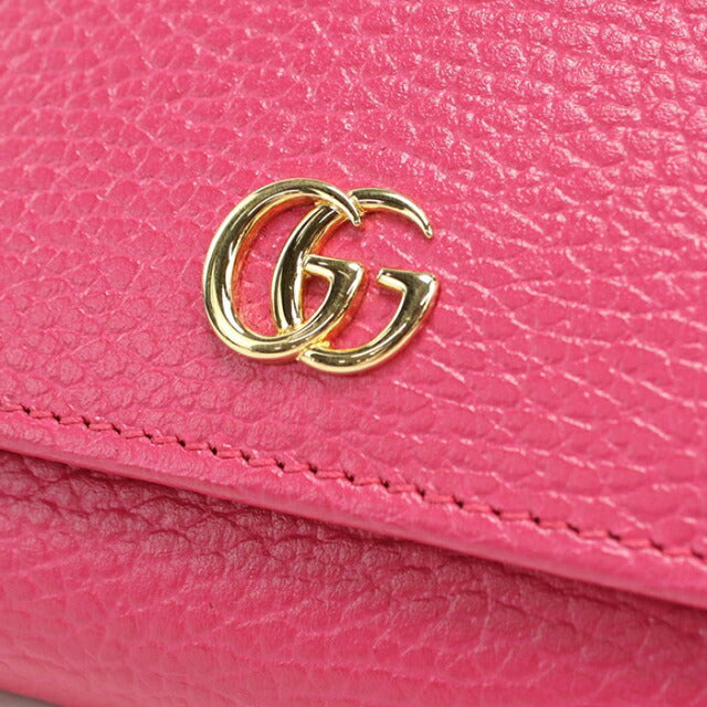 中古 グッチ 二つ折り財布 二折財布 レディース ブランド GUCCI ダブル