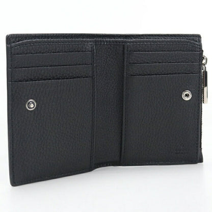 中古 グッチ 二つ折り財布 二折財布 メンズ ブランド GUCCI GUCCI ロゴ コインウォレット レザー 795292 ブラック USDGU110313011