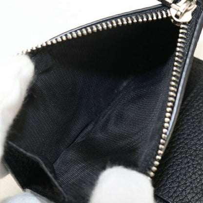 中古 グッチ 二つ折り財布 二折財布 メンズ ブランド GUCCI GUCCI ロゴ コインウォレット レザー 795292 ブラック USDGU110313011